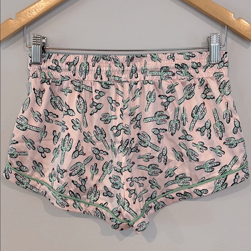 Pink Cactus Print Pajama Set - Picture 6 of 7